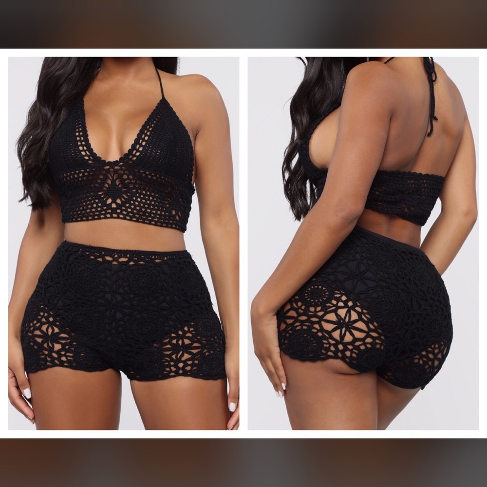 🚨 SOLD! 🚨 Sexy crochet 2-piece sunsuit - NWT!